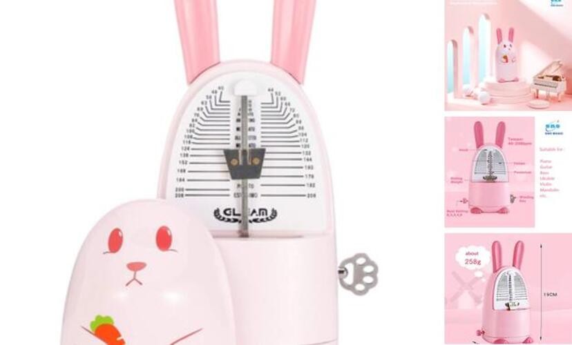 Easy Control Cute Cartoon Beginners Mechanical Mechanical Metronome-Rabbit