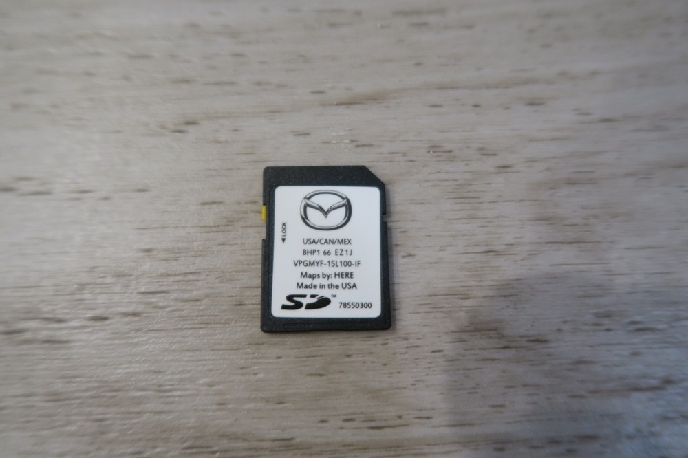 Mazda Navigation GPS MAPS SD Card BHP166EZ1J