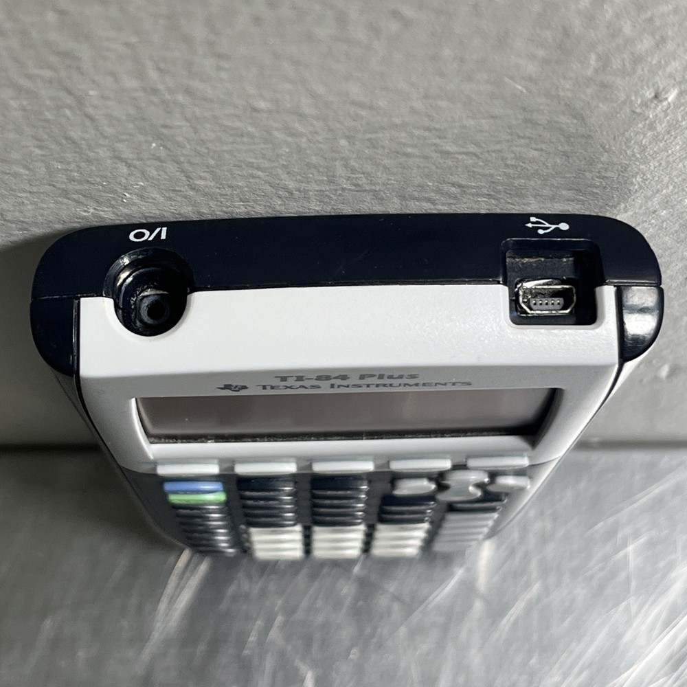 Texas Instruments TI-84 Plus Graphing Calculator - Black , Missing Cover