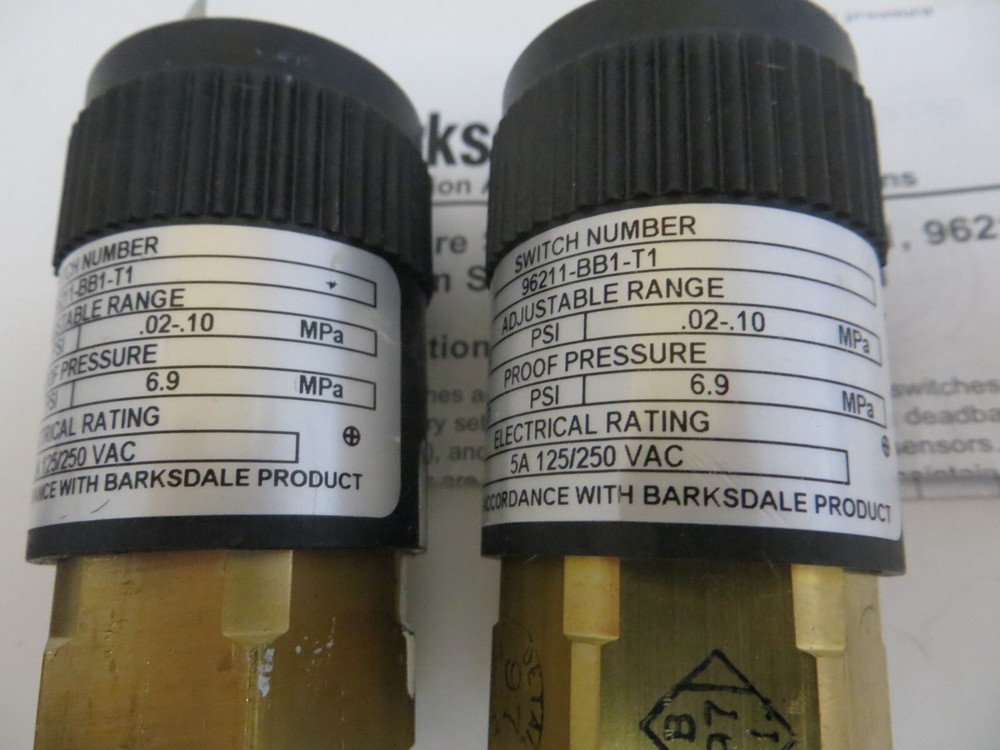 BARKSDALE 96211-BB2-T1 Pressure Switch