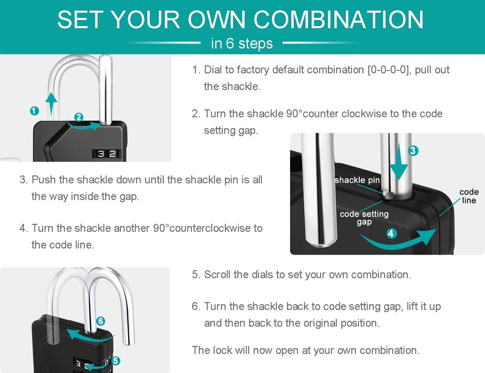 Locker Locks with Code Small Combination Padlock DIY Name Tags 2 Pack