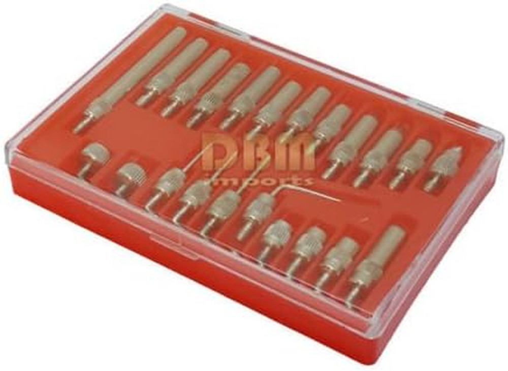 22 PC Dial Digital Indicator Point Set End Tip Kit Machinist Tool