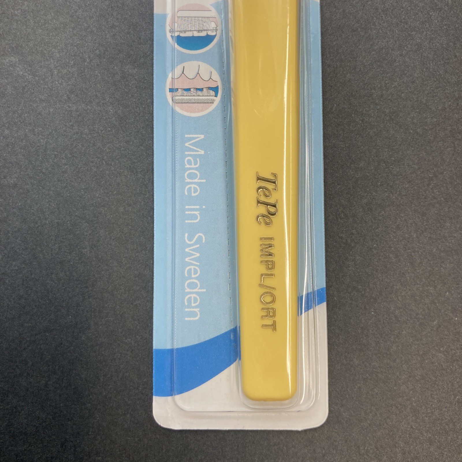 TEPE Implant Orthodontic Soft Toothbrush Cleaning Implants & Fixed Braces Yellow
