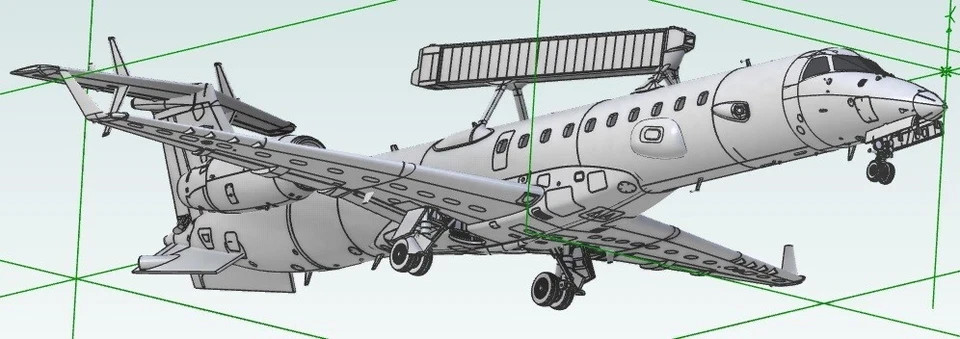 1/72 Embraer E-99M or EMB-145H 3D data set