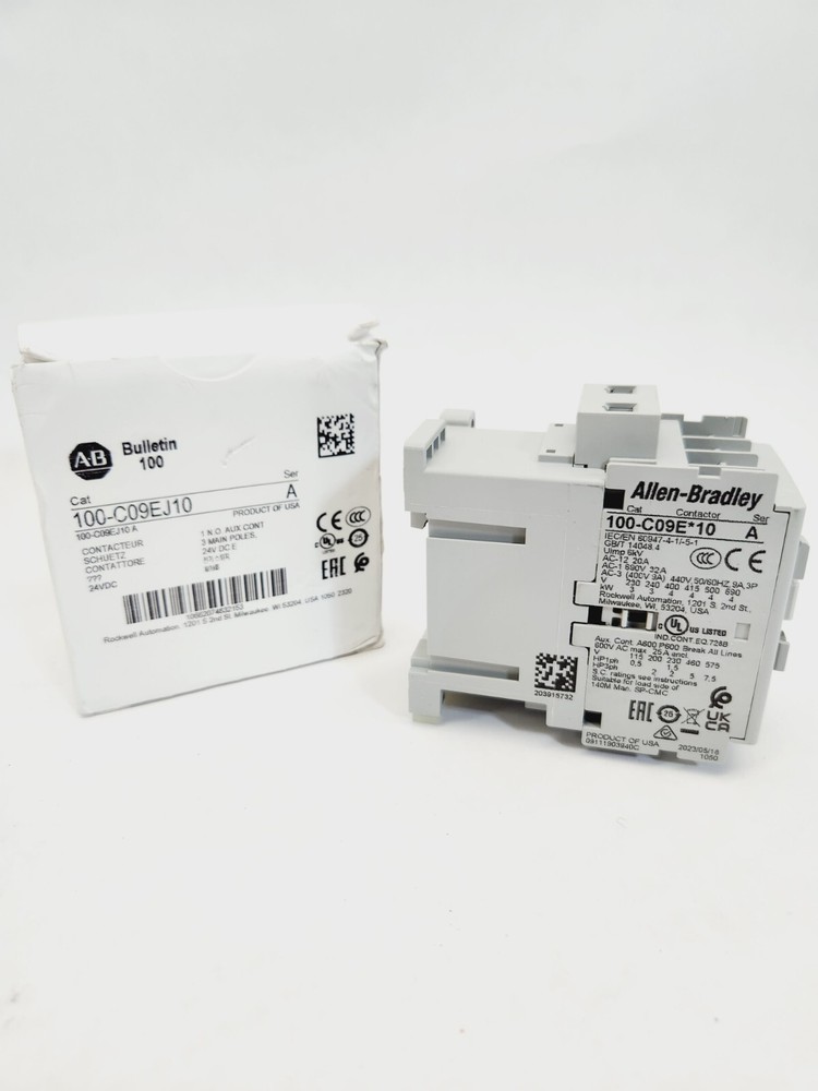 ALLEN BRADLEY. CONTACTOR 100-C09EJ10  24VDC