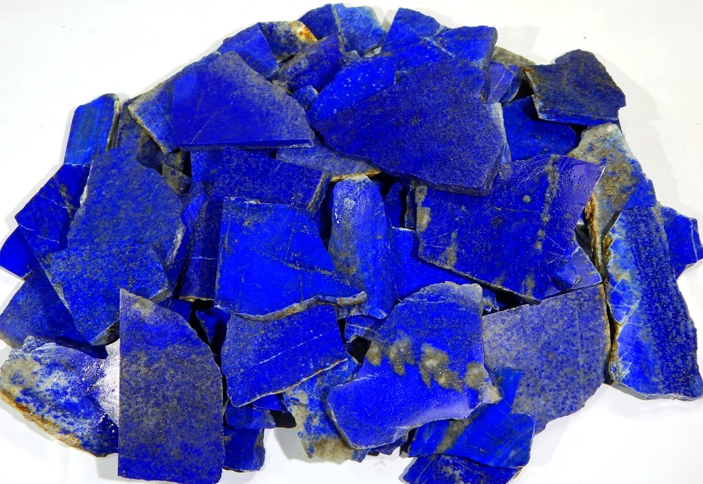 500Crt NATURAL BLUE LAPIS LAZULI ROCK ROUGH SLAB TILE AFGHAN UNTREATED GEMSTONES
