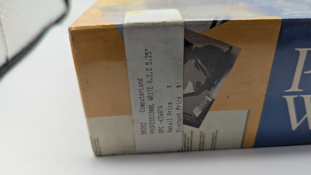 Professional Write Word Processing Software v 2.2 IBM DOS 5.25" Disks VINTAGE