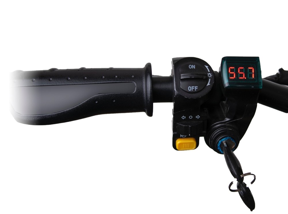 Power Ignition Keys Voltmeter Display for Electric Scooter E-bike
