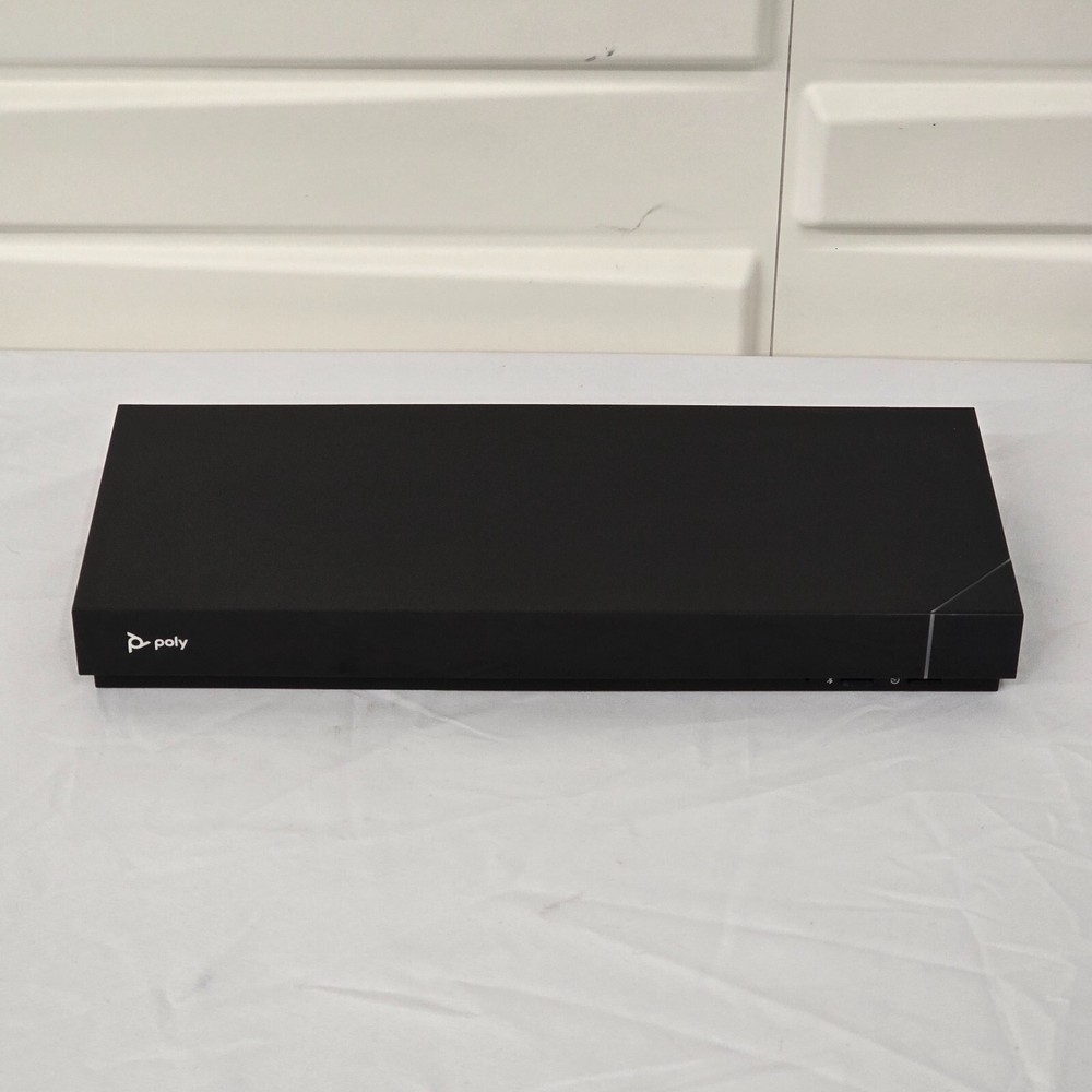 POLY G7500 Codec 4K Base Unit Video Conference Unit Polycom P011 W/ Remote
