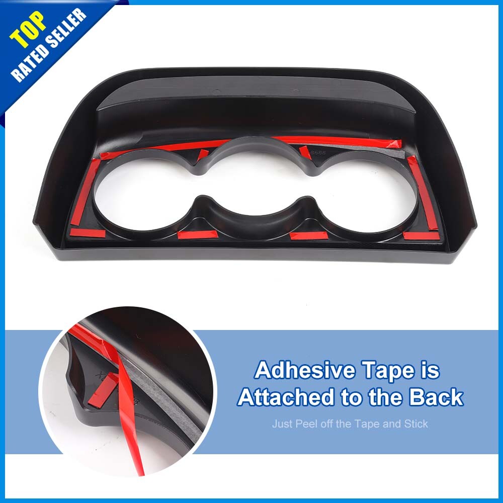 Front 3 Cup Holder Storage Box Tray Insert Case For Chevy Silverado SIERRA 07-13