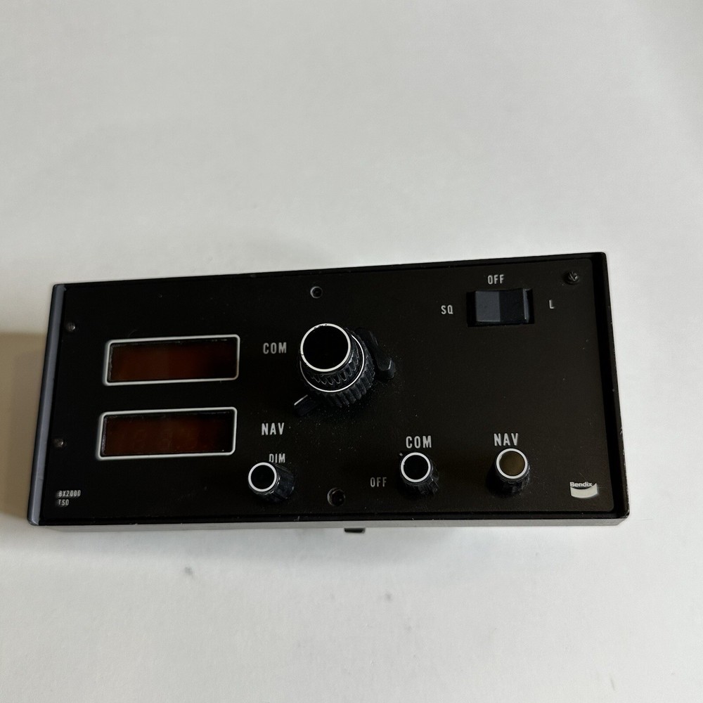 Bendix BX2000 TSO Nav Comm Computer Front Panel Assy 3604169-0507