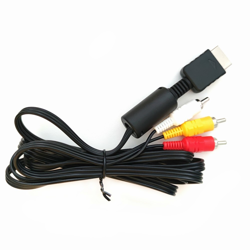 PlayStation Replacement AV Composite Cable for PS3/PS1/PS2