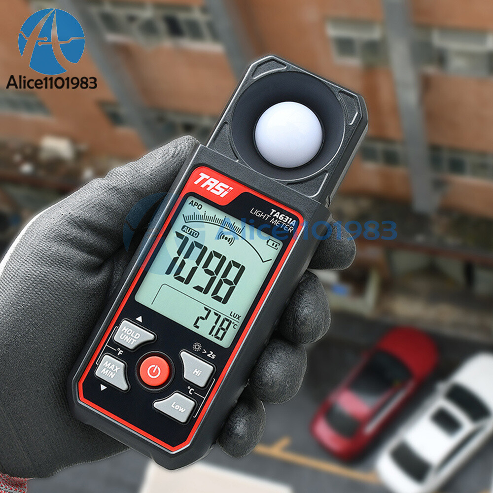 TA631A TA631B Light Meter Digital Illuminance Meter Ambient Temperature Detector