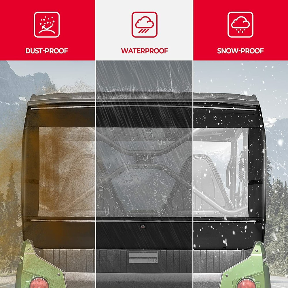 UTV Rear Window Windshield Back Windscreen for 2014-2024 Kawasaki TERYX4 800
