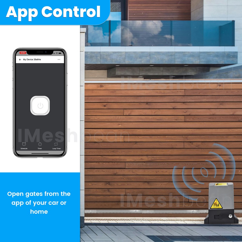 Sliding Electric Gate Opener Automatic Motor APP & Remote &Keypad Rack Driven US