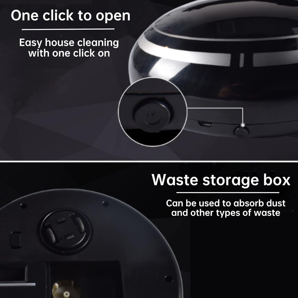USB Rechargeable Robots Automatic Vacuum Cleaner, Home or Office Sweeping Machin