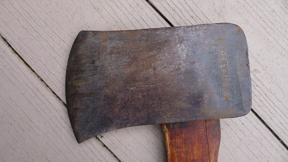 1930'S CRAFTSMAN AXE, RARE LOGO