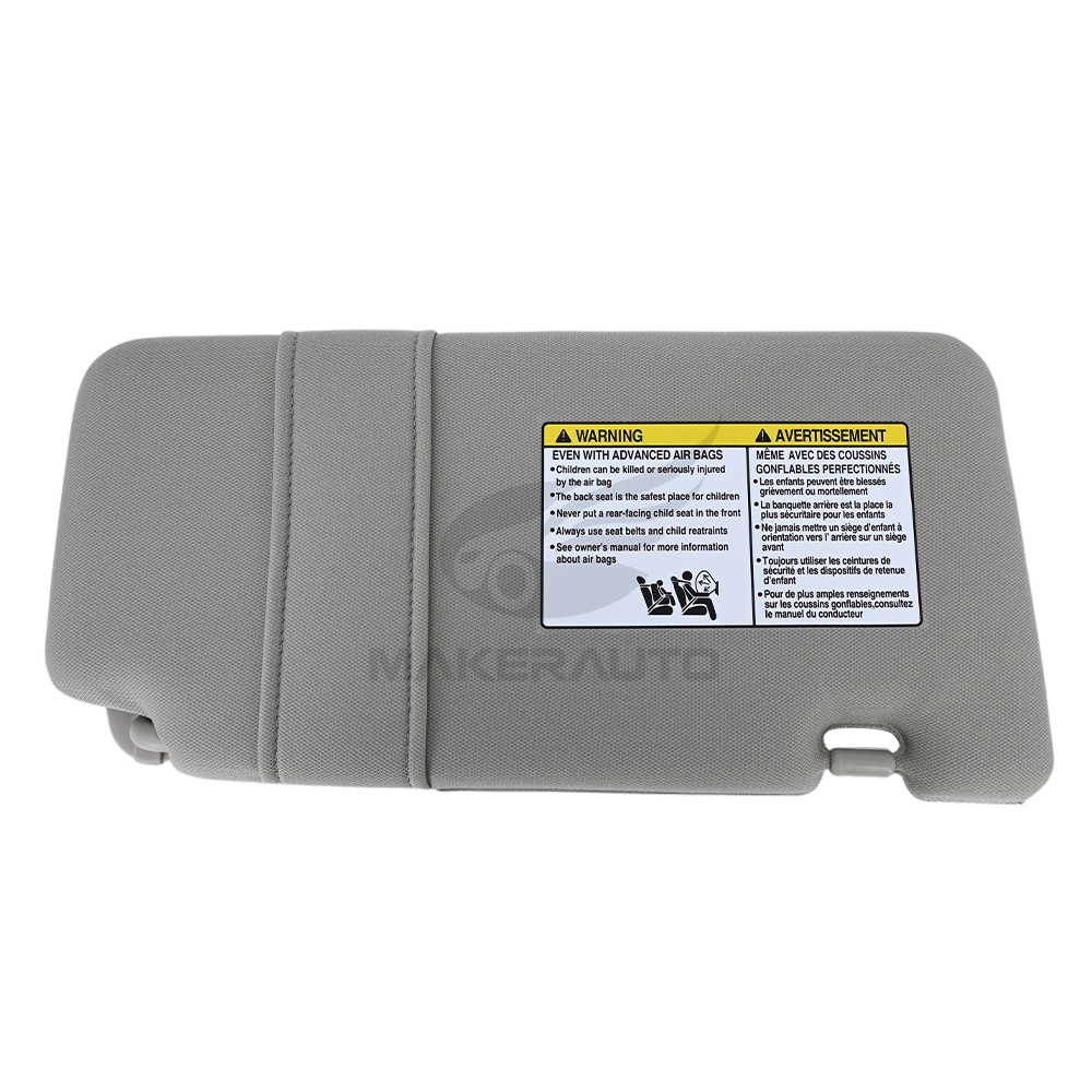 LH Left Driver Side Sun Visor Shade w/ Mirror Fit Nissan Versa S SL 1.8L 2007-12