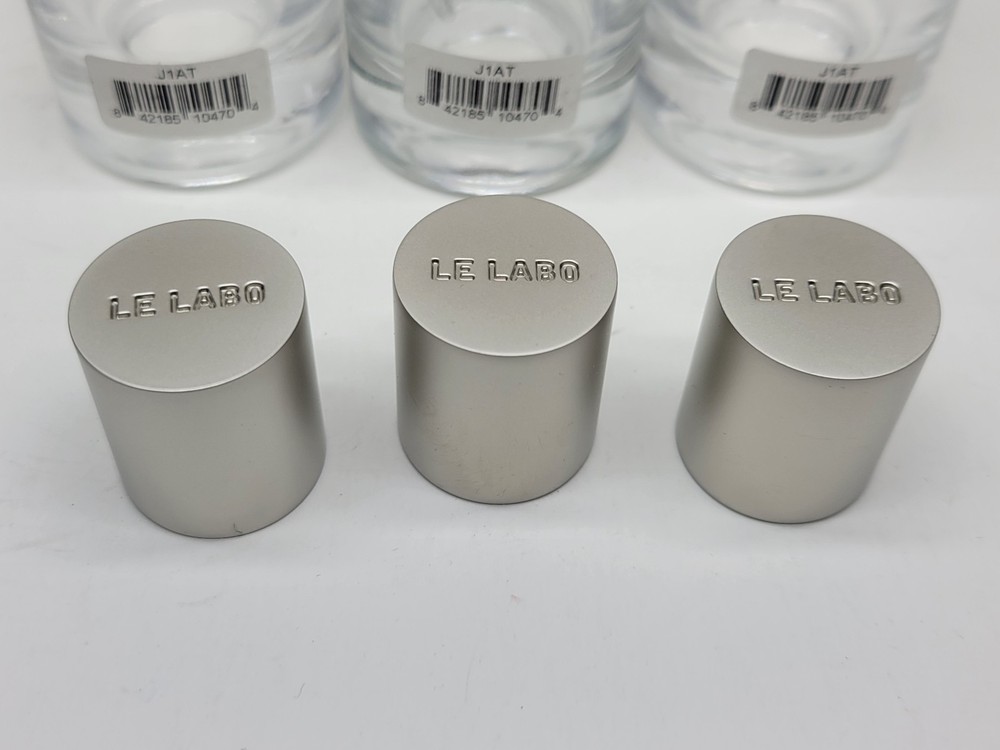 3 Pack Empty Cologne Perfume 1.7oz / 50mL Glass Bottle Atomizer Spray "Le Labo"