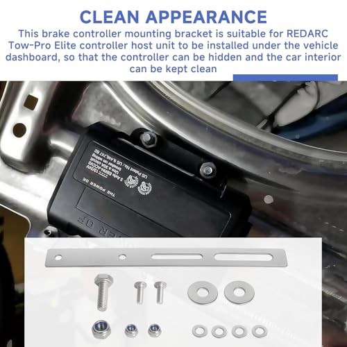 Trailer Brake Controller Mounting Bracket Kit Compatible with Redarc Tow-Pro