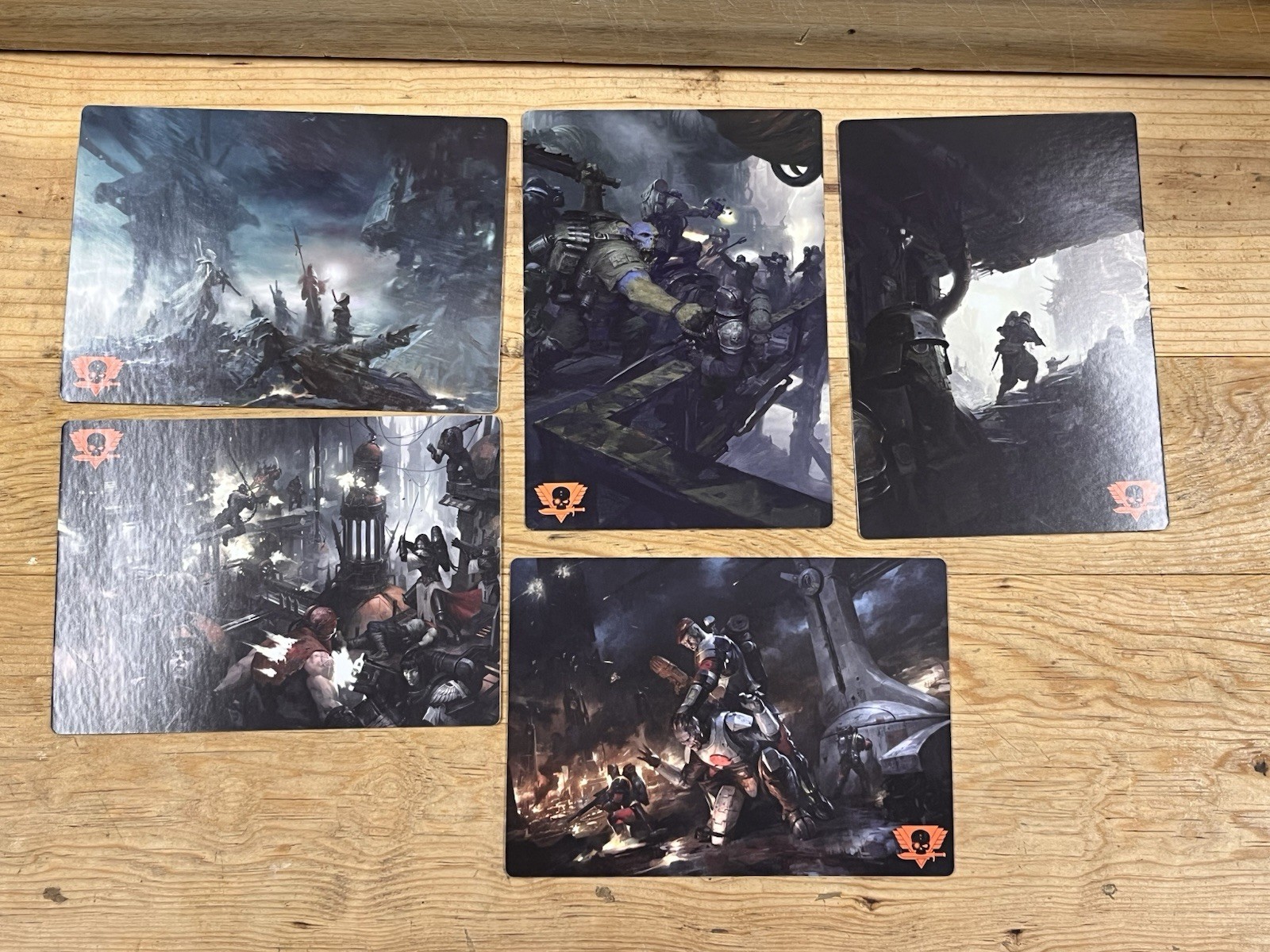 Warhammer 40k 40,000 KILL TEAM Promo Art Cards, Sleeves, Dogtags & Badges SET