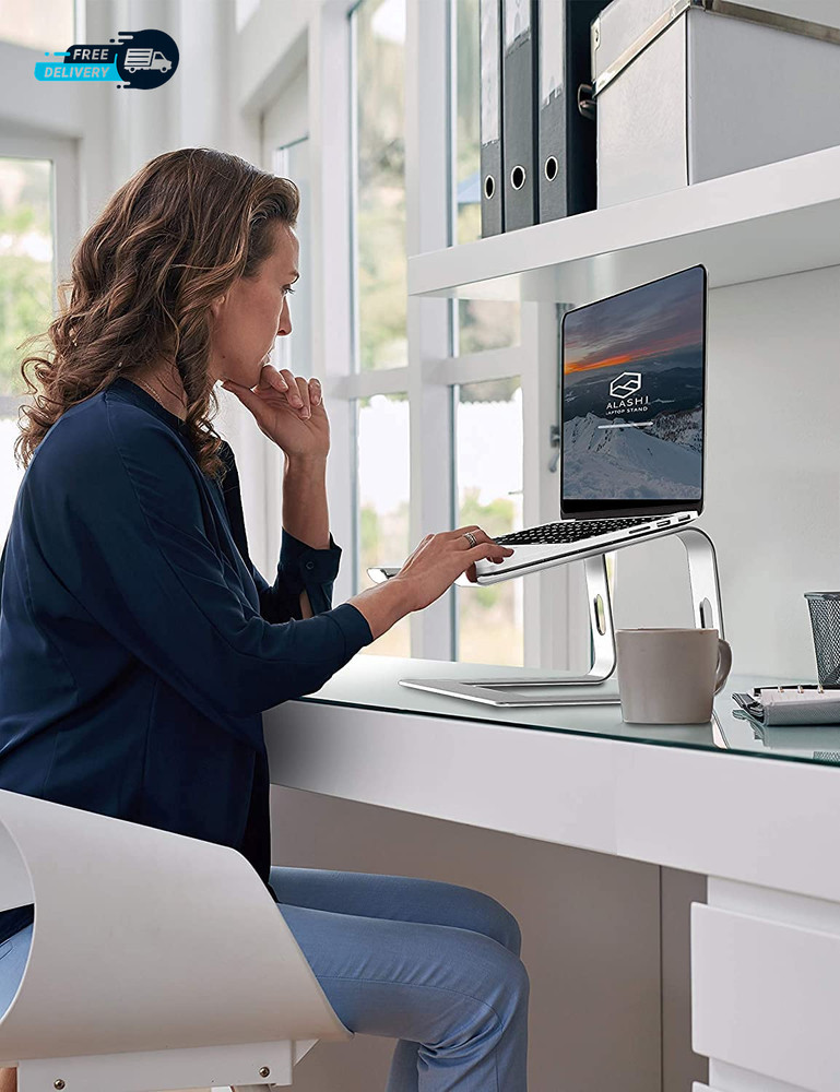 Laptop Stand Aluminum Computer Riser Ergonomic Laptops Elevator for Desk