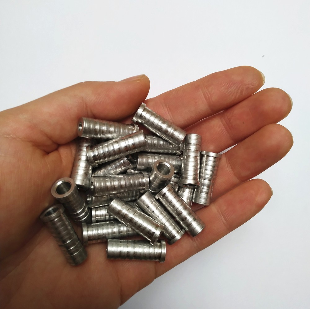24Pcs Arrow Inserts Bushing 7.6mm thread pitch multiple size Broadheads Refit
