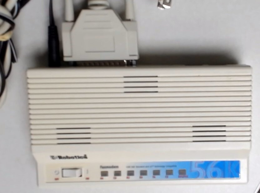 USRobotics 56K V92 External Faxmodem 56 Kbps Parallel