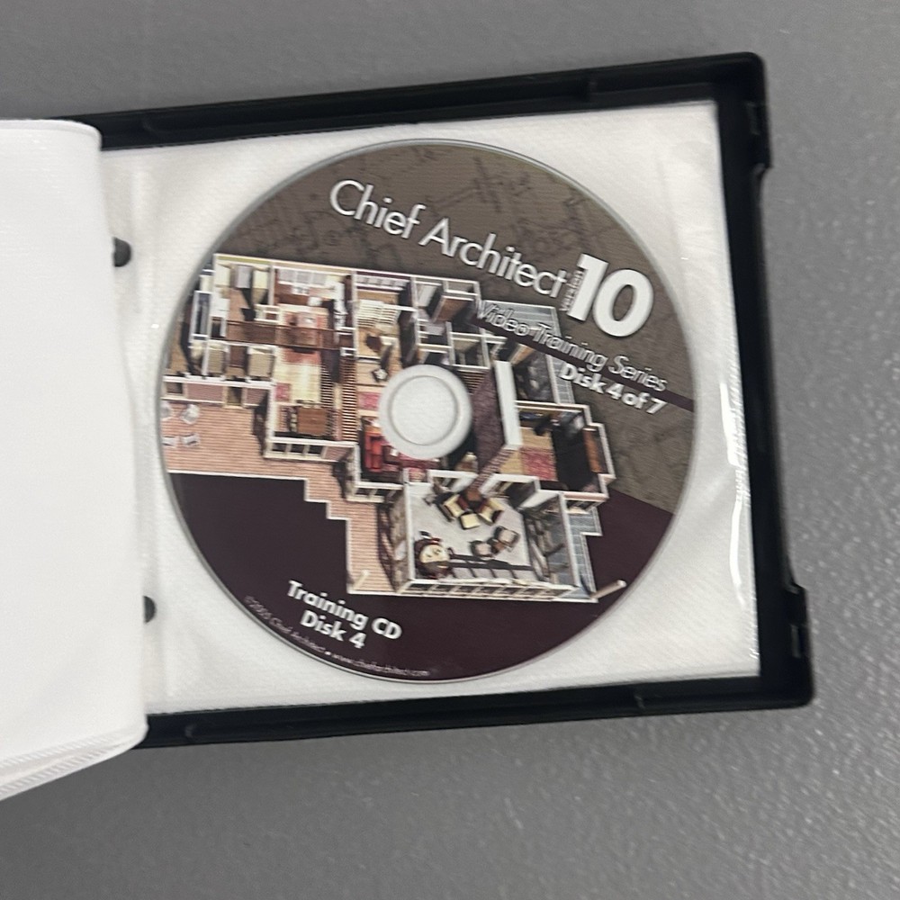 Chief Architect 10 Professional Design Drafting Software Training CD ROM SET