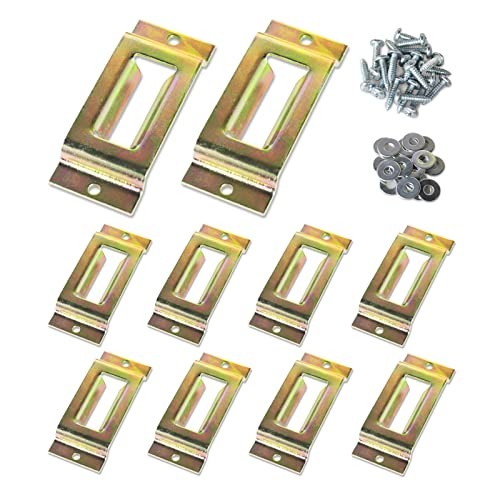 ANLULOAD Track Rail,Track Tie Down Anchor Track Slots for Spring Fitting