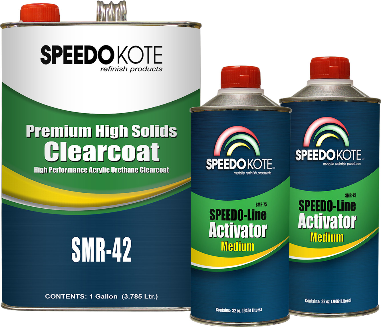 Premium High Solids Clear Coat, Clearcoat 6 Qt. Med. (Mid Temp.) Kit, SMR-42/75