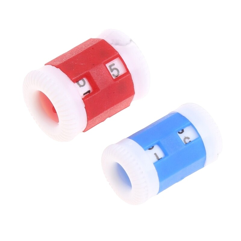 2pcs Row Counter 2 Sizes Knit Knitting Needles New