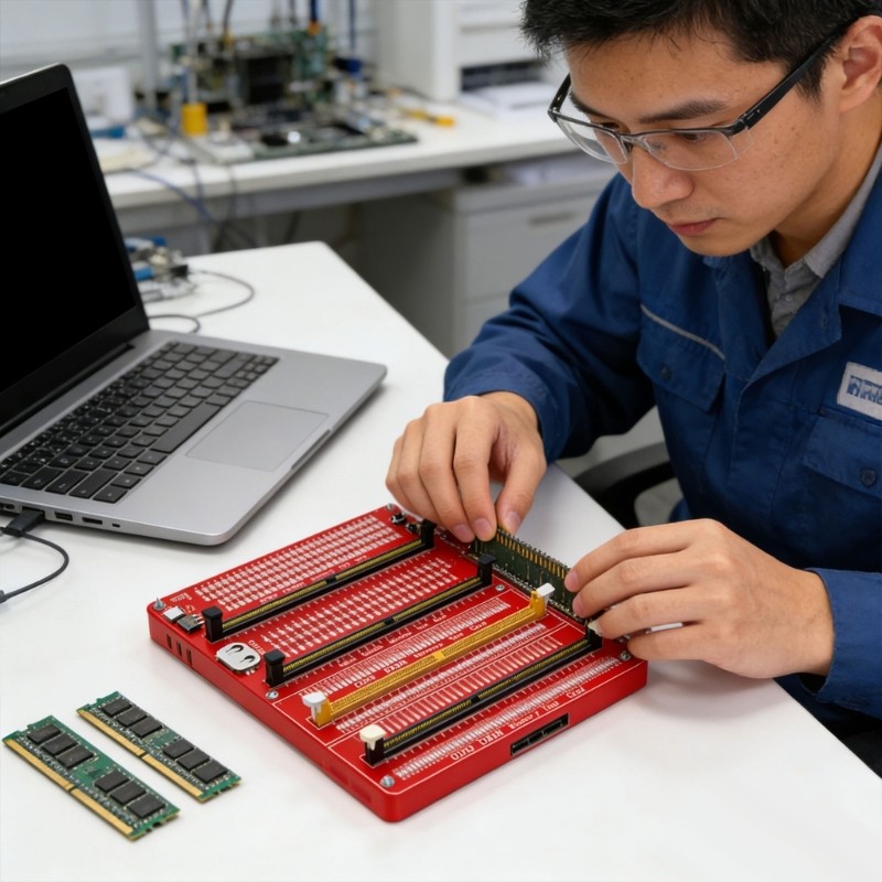 Efficient DDR3 DDR4 DDR5 UDMM RDIMM Memory Tester For PC And Technicians