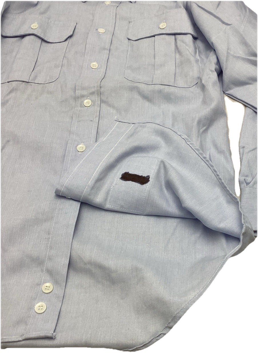 Air Force USAF Regulation Dress Blue Uniform Shirt Men's Long Sleeve