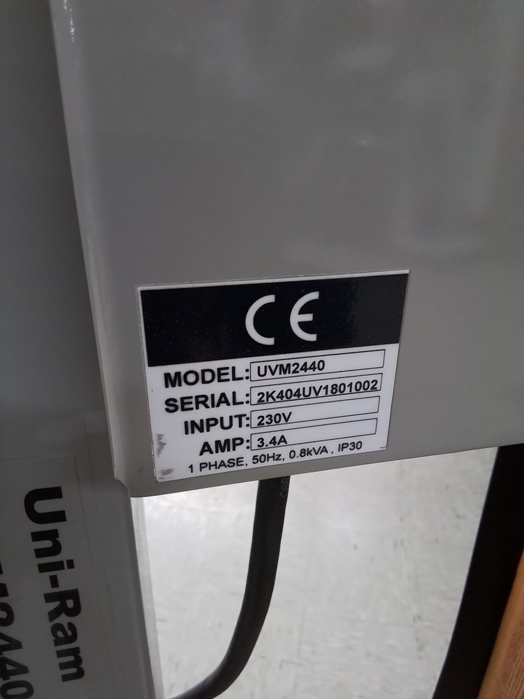 Uni-ram UVM2440 Ultraviolet Curing System w/ Stand