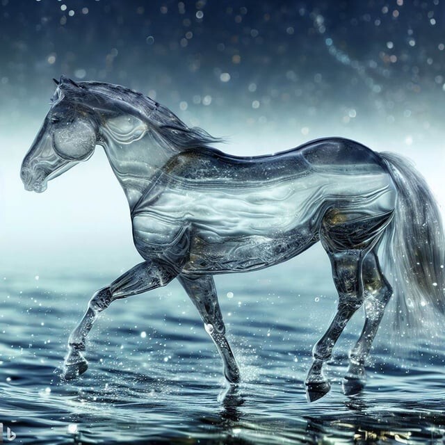 ENCHANTED PARANORMAL HAUNTED Hippocampus Harmony, good luck, refreshing, bond