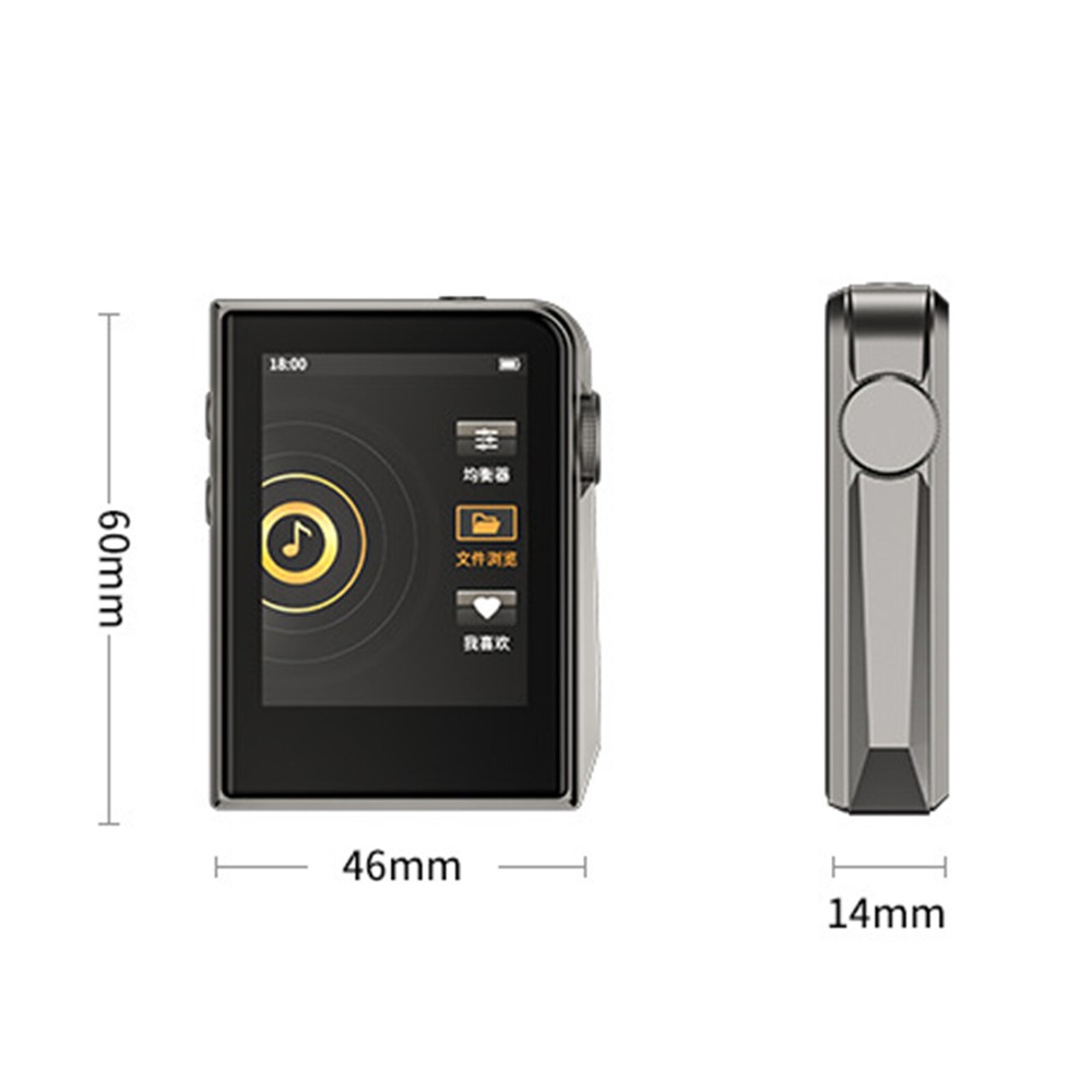A58 DSD256 Hi-Fi Bluetooth Music MP3 Player Lossless Decoding Portable
