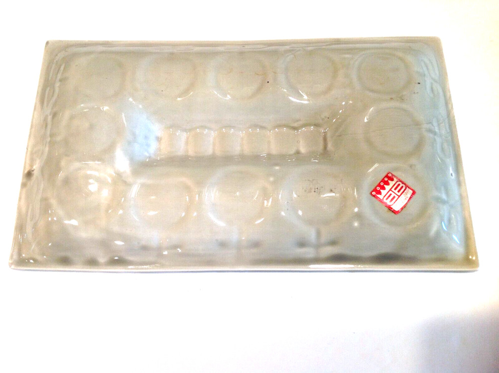 Vintage MCM Import Corp Japan Ceramic Rectangular Ashtray