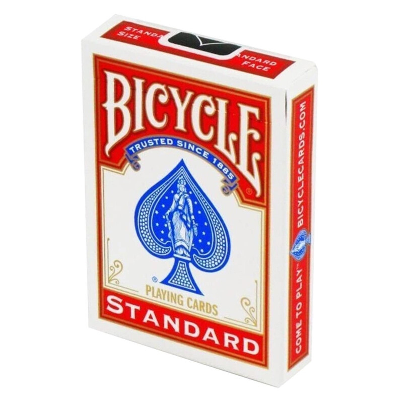 Bicycle® Standard Index Playing Cards, Single Deck (Red), *NEW*