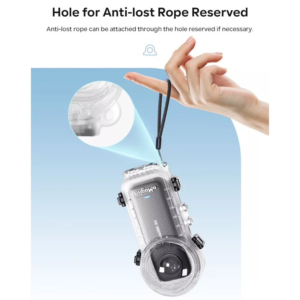 50M Quick Release Invisible Diving Case for Insta360 X4 Waterproof