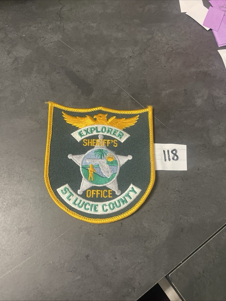 Police Explorer Sheriff's Office St. Lucie County Florida patch 118