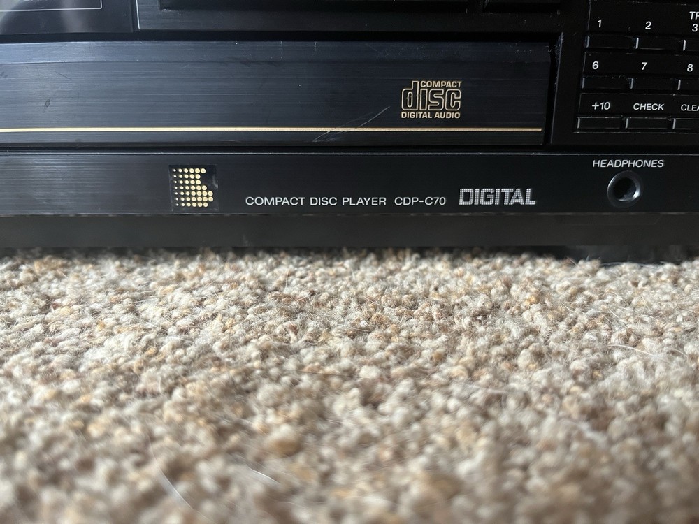 Sony CDP-C70 5-Disc CD Player TESTED, READ DESC