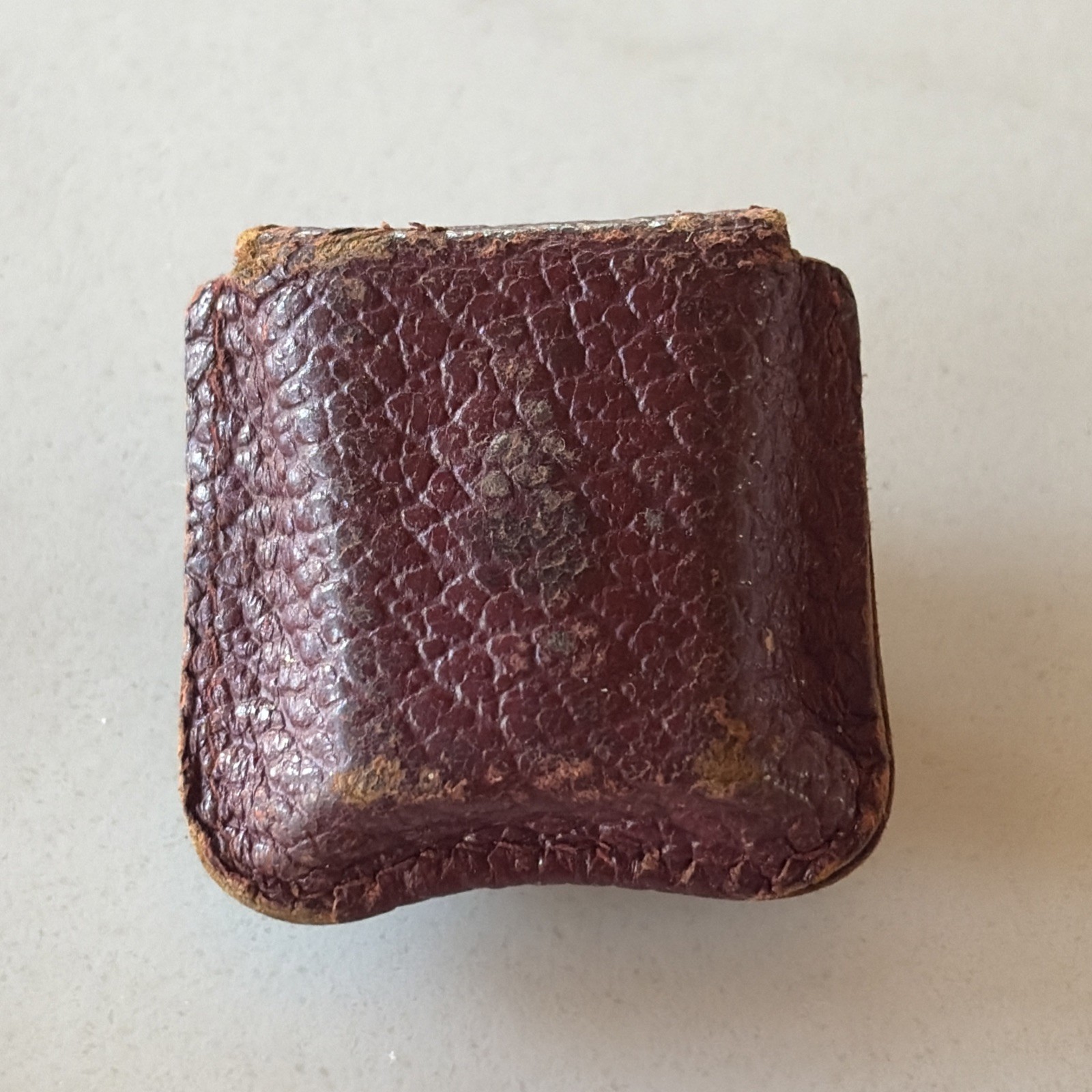 KOH-I-NOOR-BRASS Pencil Sharpener W/ Leather Case -Made GERMANY “Tutior Juwel”