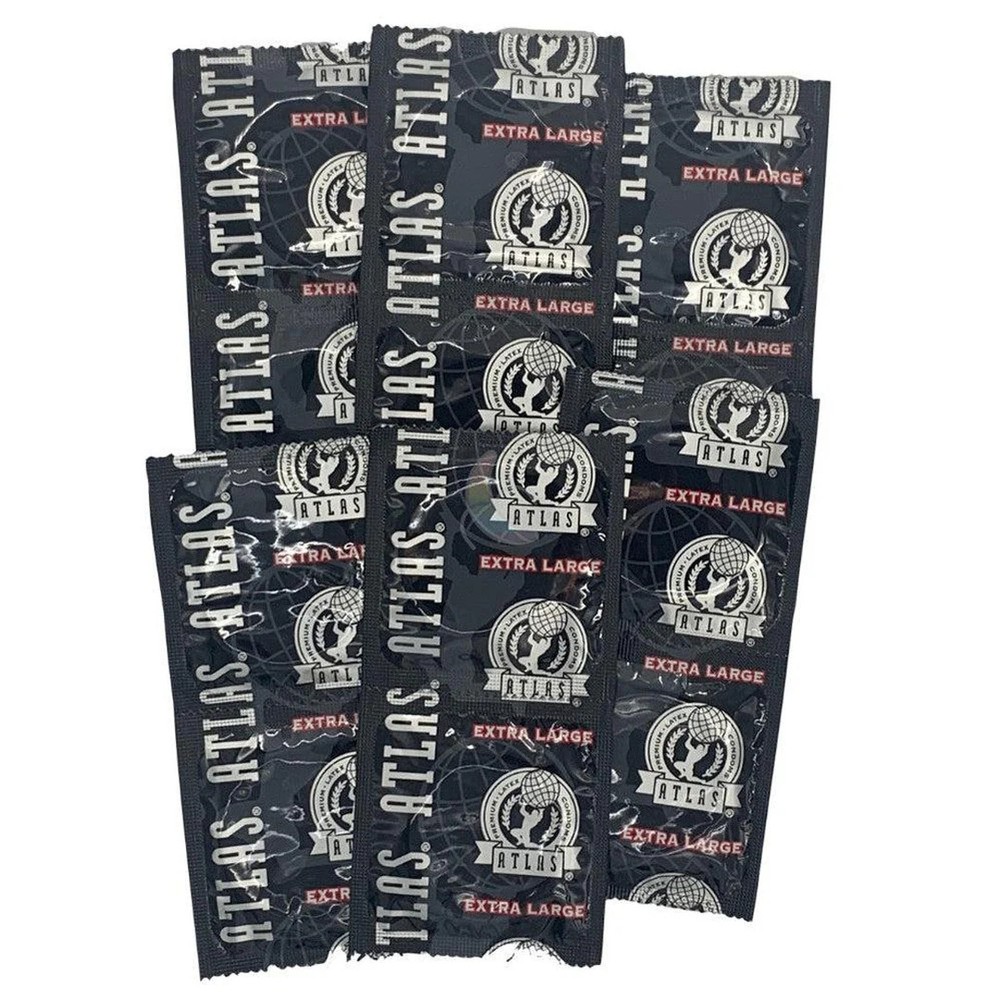 Atlas Extra LARGE Size Condoms | 12-Pack