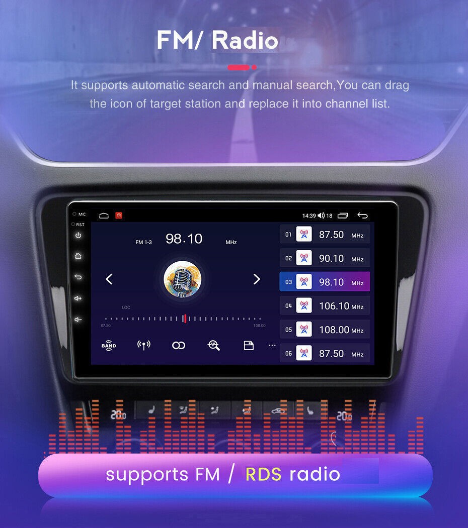 9.7'' For GMC Yukon Denali 2007-2014 Radio GPS With CarPlay Android Auto