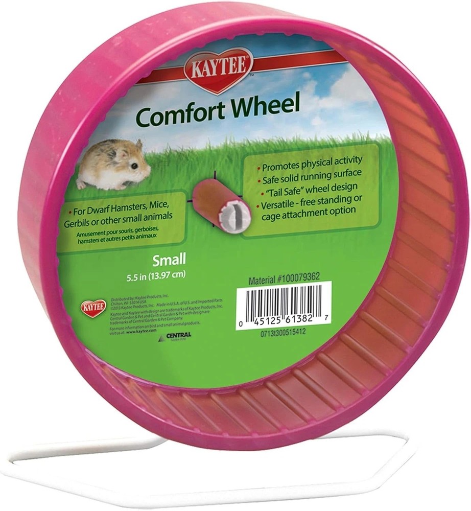 5.5 Inch Small Animal Exercise Wheel with Flexible Setup and Secure Mounting