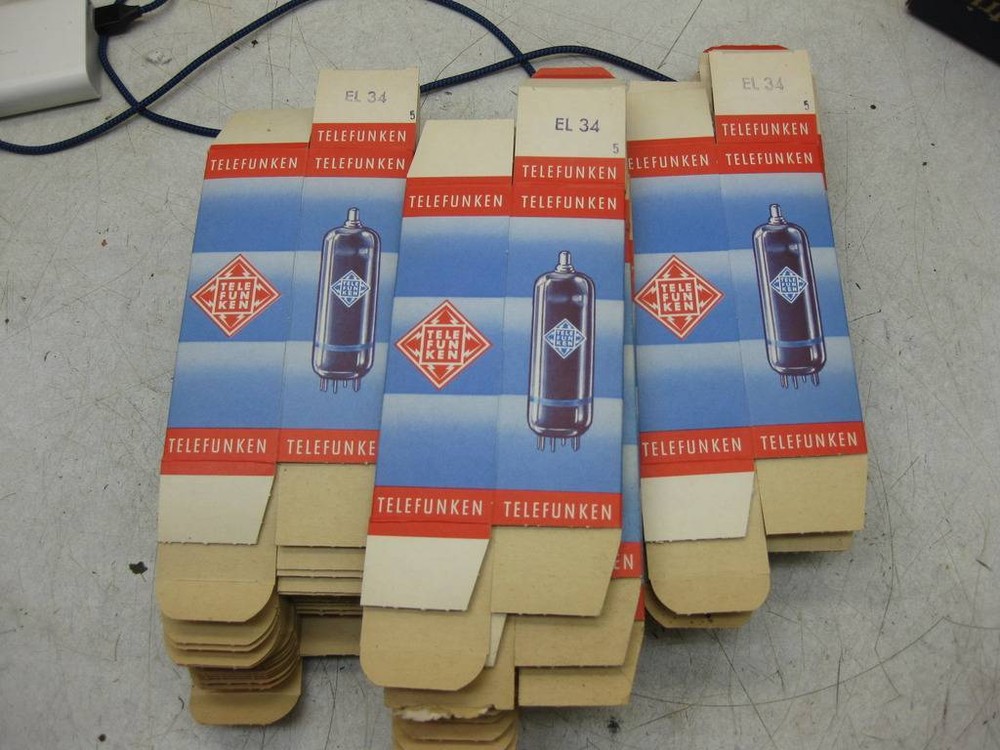 1 Telefunkun El34 box NOS