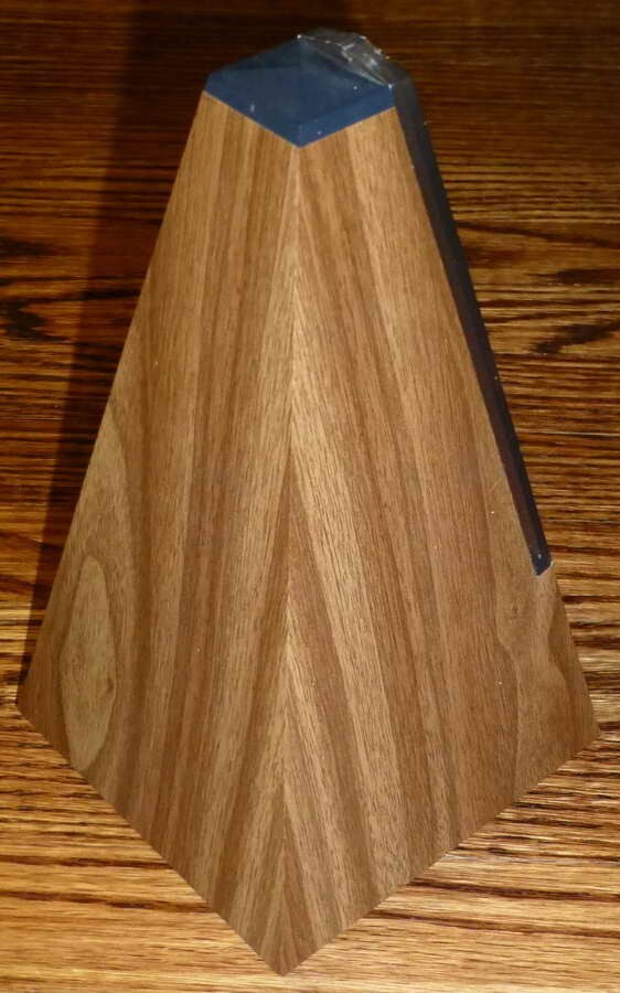 Wittner Metronome Model 804 K Germany - Boxed, Working, Plastic Walnut Grain