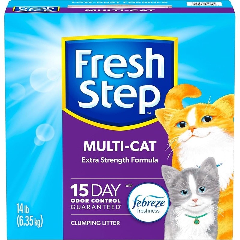 Multi Cat Clumping Litter Extra Strength Odor Control Low Dt 14 lb Box