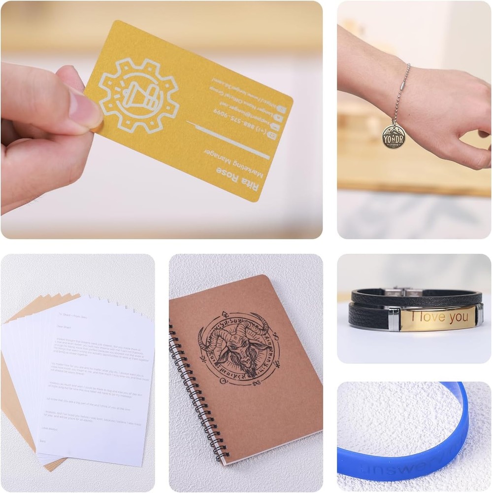 175Pcs LONGER Laser Engraving Material Kit Material Suitable for beginners NEW